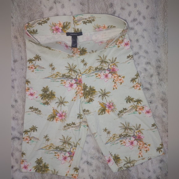 Tropical print biker shorts - Picture 2 of 5